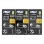 FOCO LED E27 S14 LUZ CÁLIDA 1 W / 25 W 6 PIEZAS