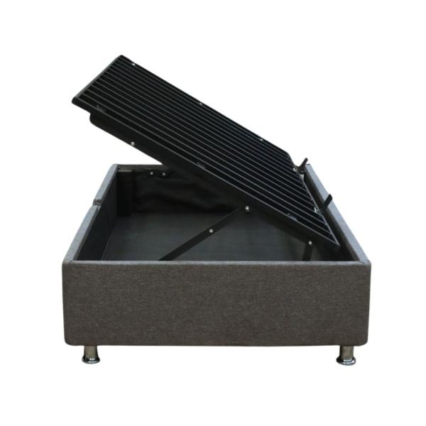 CAMA BAUL MATRIMONIAL GRIS OXFORD