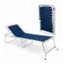 CAMA CATRE INDIVIDUAL PLEGABLE AZUL MARINO ORTOPÉDICO MODERNO 110 KG