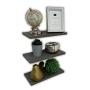 REPISA FLOTANTE MODERNA 30 X 15 CM 3 PIEZAS MELAMINA GRAY WOOD