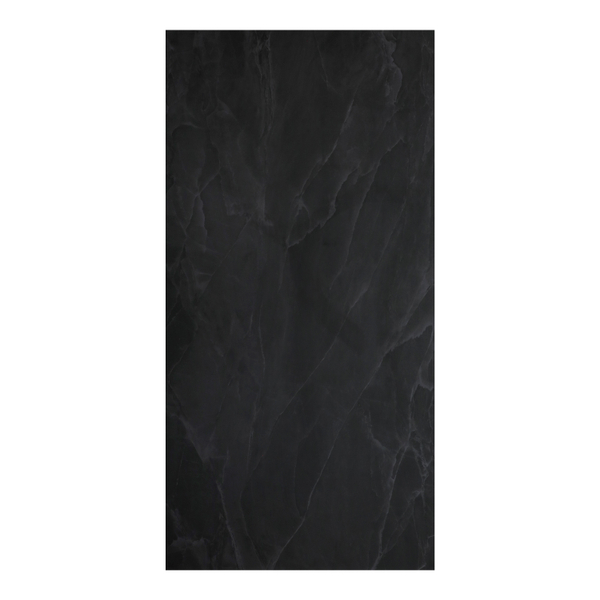 PISO CERÁMICO LUMINOVA NERO 60 X 120 CM NEGRO TIPO MÁRMOL CAJA CON 1.44 M2
