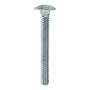 100 TORNILLOS COCHE 1/4 X 2 PULGADAS PLATA