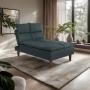 SOFÁ CAMA CHAISE PISA CONVERTIBLE TELA 1.79 X 0.91 M AZUL