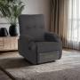 SILLÓN RECLINABLE 1 PERSONA LUXEMBURGO TELA GRIS