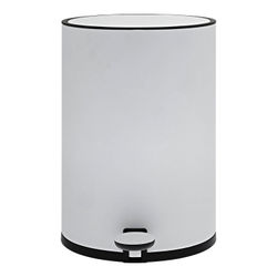 BOTE DE BASURA DE ACERO INOXIDABLE CON TAPA Y PEDAL 5L GRIS