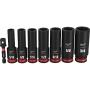 KIT DE LLAVES DE CUBO DE 8 PIEZAS DE 3/8 PULGADAS MILWAUKEE SHOCKWAVE IMPACT DUTY
