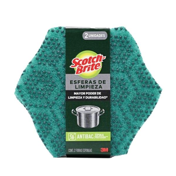 2 PACK FIBRA ESFERAS DE LIMPIEZA