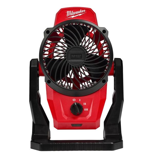 VENTILADOR INALAMBRICO DE 12 VOLTIOS DE IONES DE LITIO MILWAUKEE M12