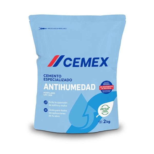 CEMENTO GRIS CPC 30R ANTIHUMEDAD 2KG