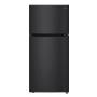 REFRIGERADOR 20 PIES TOP MOUNT FREEZER 2 PUERTAS REVERSIBLES NEGRO MATE