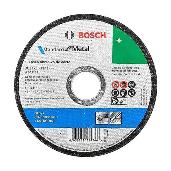 DISCO DE CORTE METAL PARA ESMERILADORA ANGULAR 4 1/2"