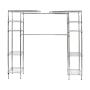 CLÓSET DE ACERO MODULAR 183 X 212 X 35.5 CM PLATA 2 TORRES