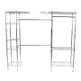 CLÓSET DE ACERO ORGANIZADOR 183 X 207 X 35.2 CM METÁLICO CON 3 BARRAS Y 8 ESTANTES