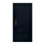 PUERTA EXTERIOR SEGURIDAD 11 PASADORES CERRADURA DIGITAL 95 X 215 CM DERECHA NEGRO TEXTURIZADO