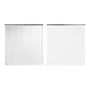 JUEGO DE CORTINAS PARA REGADERA 180 X 180 CM WAVE COLLECTION 2 PIEZAS