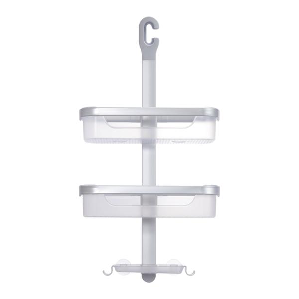 ORGANIZADOR PARA REGADERA DE ALUMINIO PLATA MATE 3 NIVELES