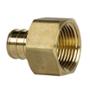 ADAPTADOR DE LATÓN 1/2" X 1/2" HEMBRA