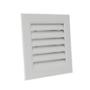 REJILLA DE VENTILACIÓN DE ALUMINIO 7.9" X 7.9" CON MARCO Y MALLA PARA GAS