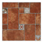 PISO CERÁMICO COLISEO 44 X 44 CM CAFÉ TIPO RÚSTICO CAJA CON 1.74 M2