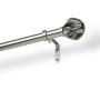 CORTINERO BLOSSOM 7 CM X 3.05 M X 7 CM PLATA