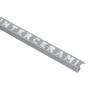 PERFIL DE ALUMINIO LINEAL PLATA MATE 10MM