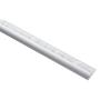 PERFIL CURVO DE ALUMINIO PLATA MATE 10MM