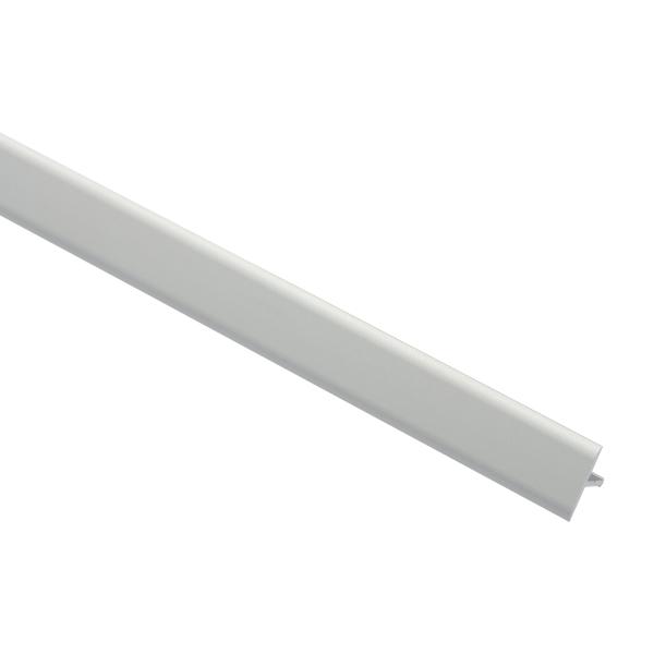 PERFIL DE ALUMINIO T PLATA MATE 15MM