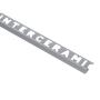 PERFIL DE ALUMINIO LINEAL PLATA MATE 12MM