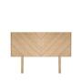 CABECERA KING Y QUEEN SIZE MDF Y MELAMINA COLOR MADERA MID CENTURY PARA RECÁMARA