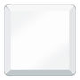 ESPEJO PARA BAÑO DE PARED CUADRADO VIDRIO BISELADO 30 X 30 CM DISEÑO ELEGANTE