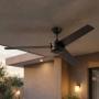 VENTILADOR DE TECHO BORA 52" PARA INTERIOR/EXTERIOR NEGRO