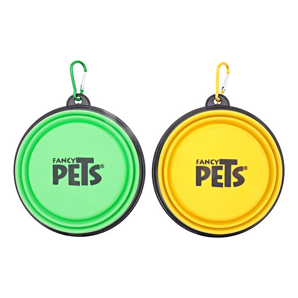 COMEDERO BEBEDERO PARA MASCOTAS PLEGABLE DE SILICÓN