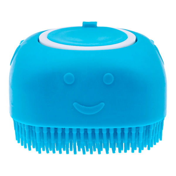 CEPILLO DE BAÑO PARA MASCOTAS CON CERDAS SUAVES 2 EN 1 DE SILICÓN