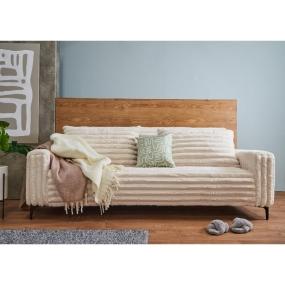 SOFÁ CAMA SOCHIC TELA PREMIUM EXTRA SUAVE 214 CM MARFIL