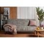 SOFÁ CAMA LÍNEA NÓRDICO TELA SUAVE REPELENTE AL AGUA 175 X 80 X 82 CM GRIS SIN COJINES