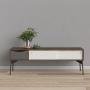 MUEBLE PARA TV PARA 60 PULGADAS MDF Y METAL MULTICOLOR 154 X 39 X 53 CM