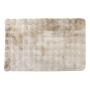TAPETE PARA SALA POLIÉSTER 70 X 110 CM BEIGE ANTIDESLIZANTE