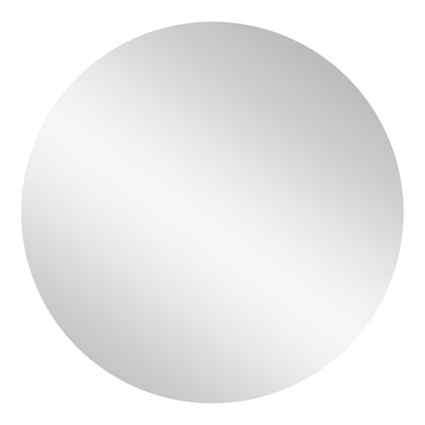 ESPEJO PARA BAÑO DE PARED CIRCULAR VIDRIO BISELADO 60 X 60 CM