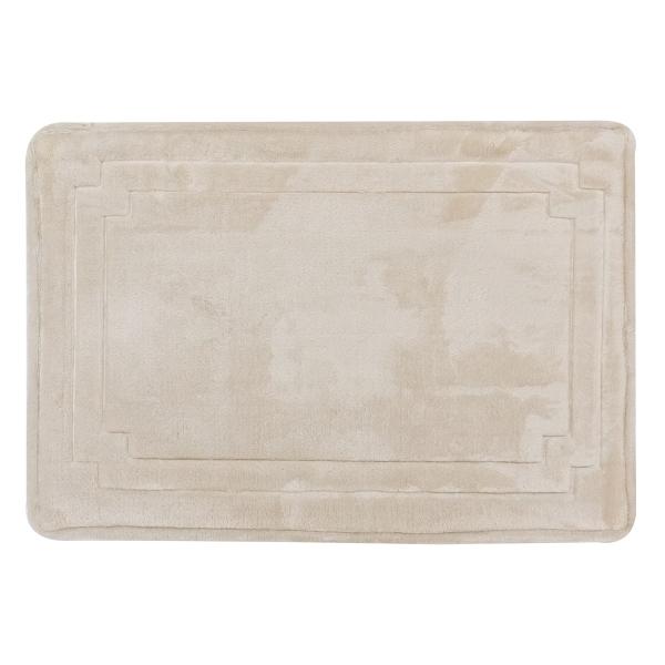 TAPETE PARA BAÑO DOLCE VITAL POLIÉSTER 40 X 60 CM BEIGE ANTIDERRAPANTE