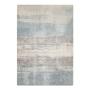 TAPETE PARA SALA POLIÉSTER 140 X 200 CM AZUL GRIS SUPER SUAVE