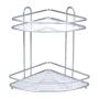 REPISAS FLOTANTES 24 X 24 X 3.5 CM 2 PIEZAS SOPORTA HASTA 3 KG VIDRIO Y ACERO INOXIDABLE BLANCO