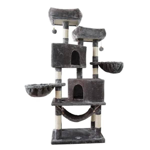 TORRE PARA GATO MDF SISAL POLYESTER 150 X 60 X 144 CM