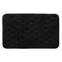 TAPETE PARA BAÑO AUDEN POLIÉSTER 50 X 80 CM NEGRO ANTIDESLIZANTE