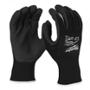 GUANTES DE NITRILO MILWAUKEE PARA TRABAJO TALLA L NIVEL 1