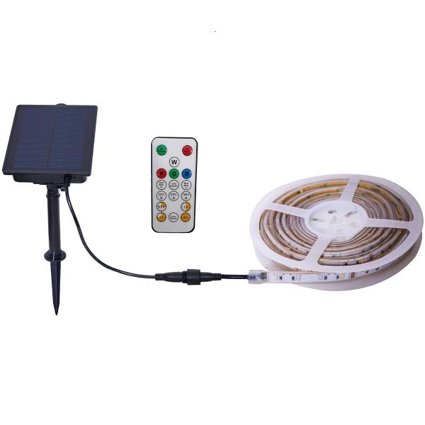 TIRA LED SOLAR RGBW 16 PIES