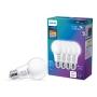 FOCO LED E26 A19 CAMBIO DE COLOR ATENUABLE 8 W / 60 W 4 PIEZAS