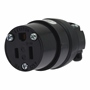 CONTACTO NYLON 125 VOLTS NEGRO LEVITON