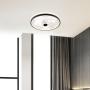 VENTILADOR DE TECHO DECORATIVO 15" LED INTEGRADO PARA INTERIOR NEGRO
