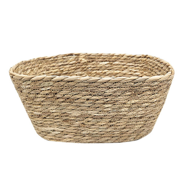 GAVETA OVALADA 30 X 20 X 15 CM CAFÉ NATURAL