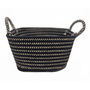 GAVETA ORGANIZADORA TEJIDA 39 X 32 X 19 CM POLIÉSTER NEGRO
